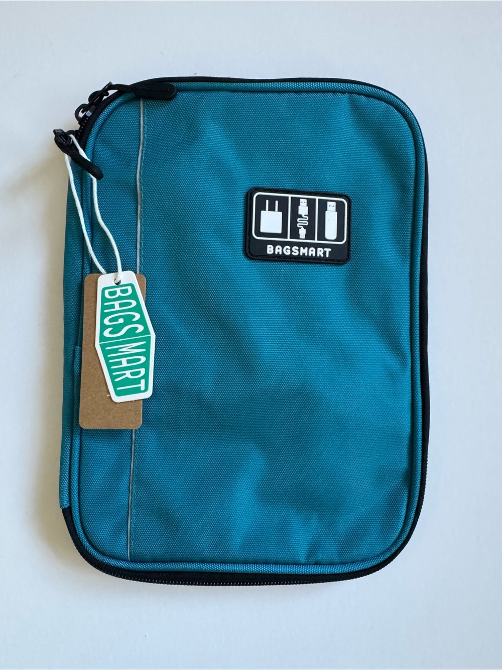 BAGSMART Teal Tech Organizer Pouch
